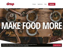 Tablet Screenshot of getdrop.com